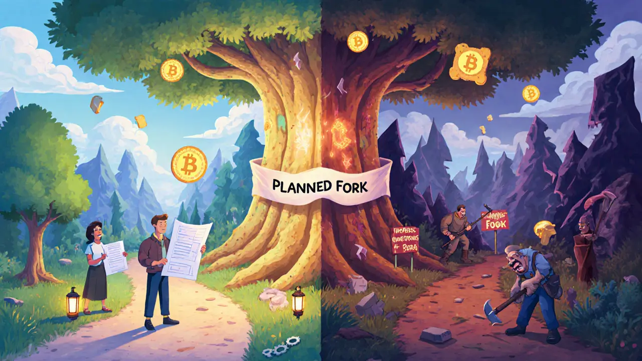 Contentious vs Planned Forks: What Every Crypto Enthusiast Must Know