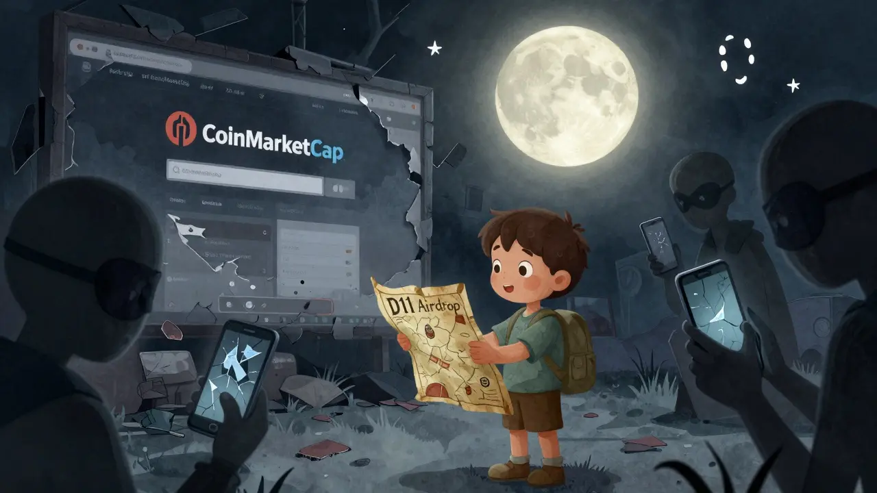 D11 (DeFi11) Airdrop Scam Alert: No CoinMarketCap Community Airdrop Exists
