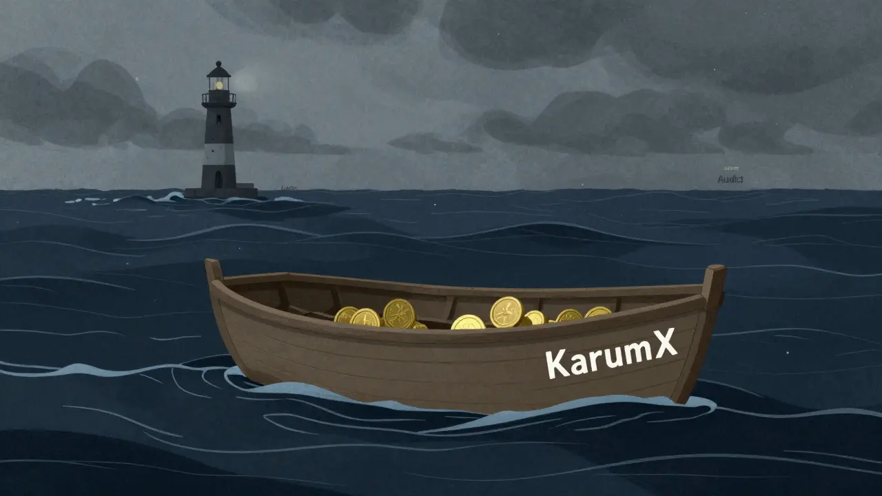 Storybook drawing of a boat without a map sailing through stormy seas