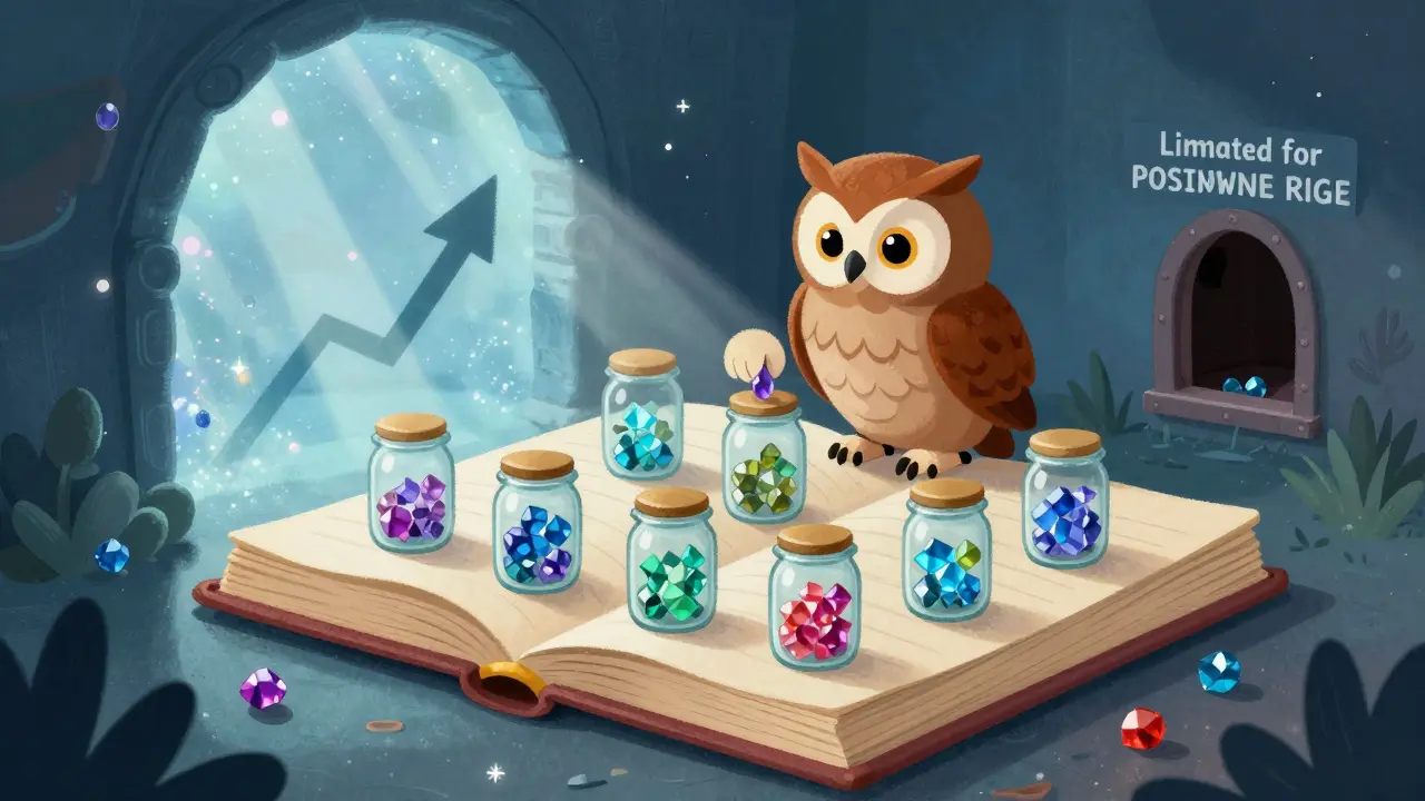 Owl trader managing positions with asymmetric risk opportunities