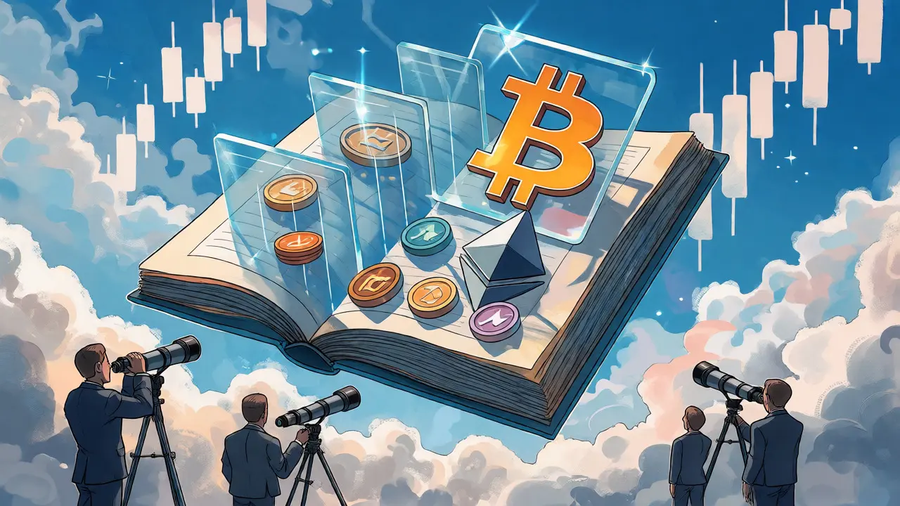 Institutional investors observing the structured Nasdaq Crypto Index ledger