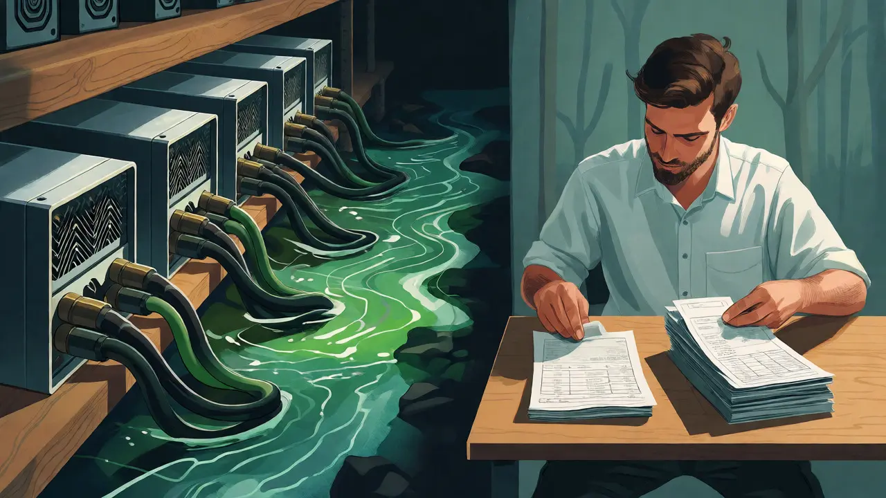 Miners connecting rigs to green hydro power while managing costs